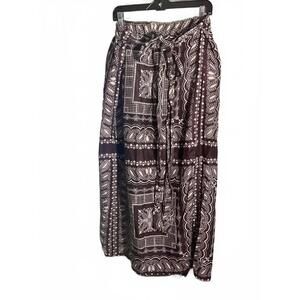 John Meyer Vintage Waist Wrap Bohemian Style Long Skirt  Size Medium 1960s